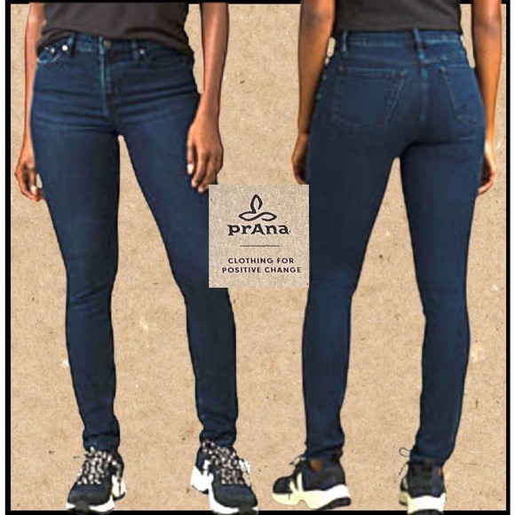 PrAna Mid-rise Sienna Organic Cotton Blend Stretch Jean Size 8RG 29"Wx31"Inseam - Picture 6 of 8